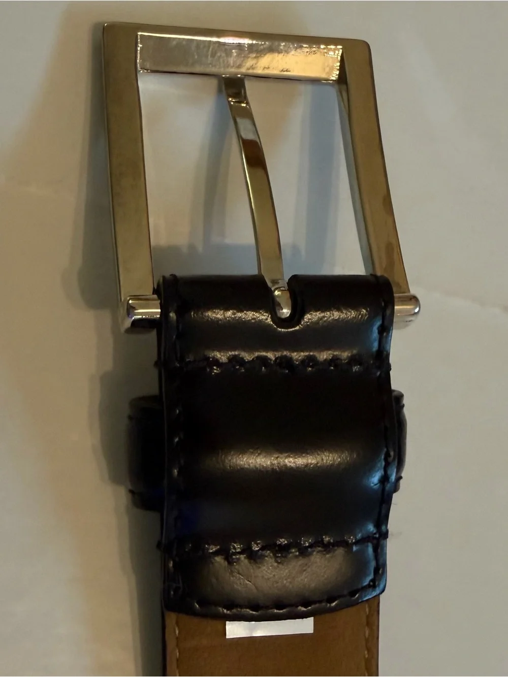 NEW Sz 32 Cole Haan black leather belt